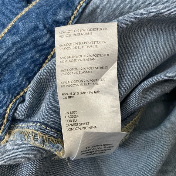 We The Free Penny Pull-On Flare Jeans Size 30 Made in Turkey - Picture 14 of 14